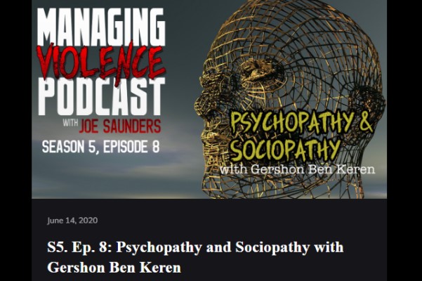 Gershon Ben Keren Interview On Psychopathy