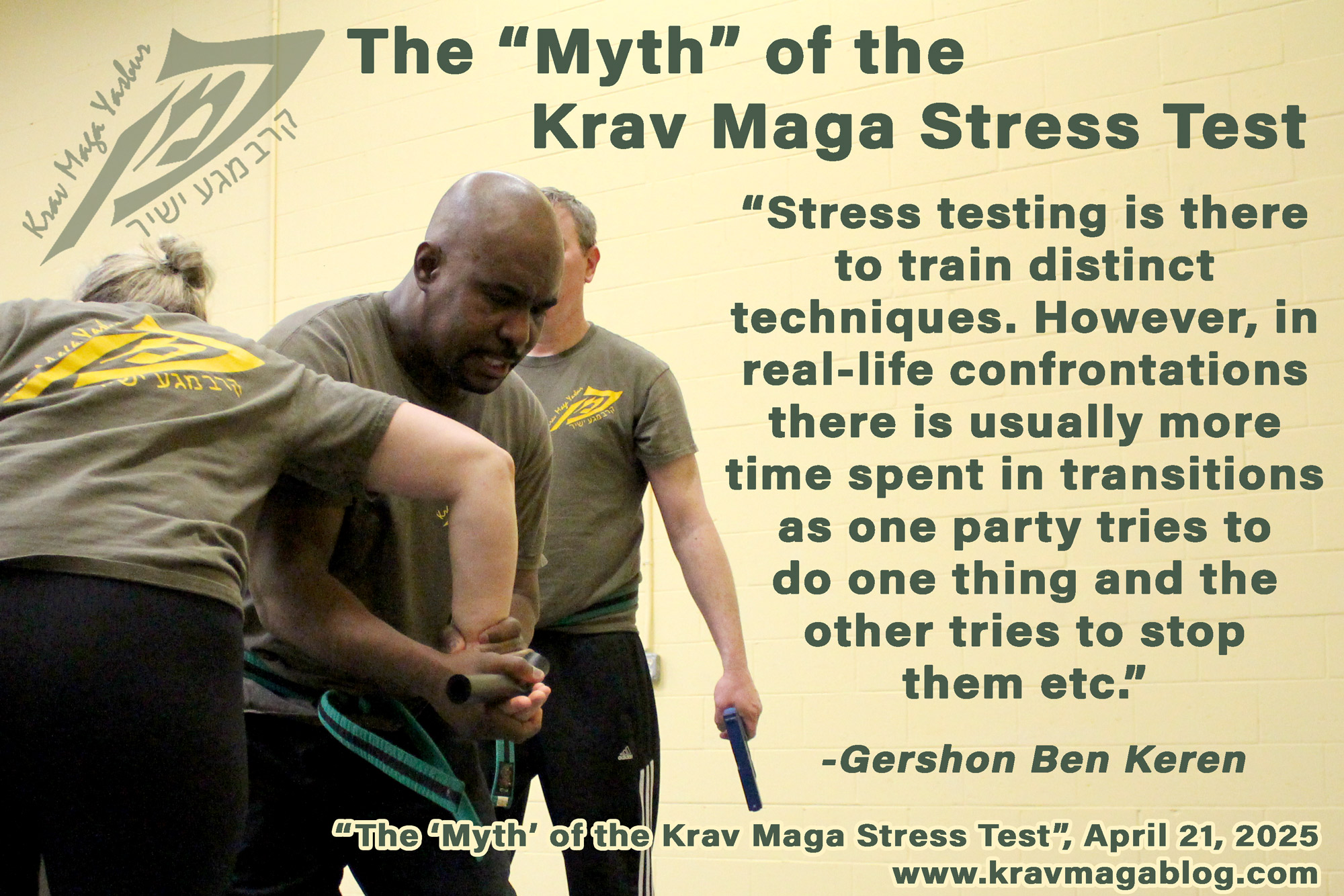 The Myth of the Krav Maga Stress Test