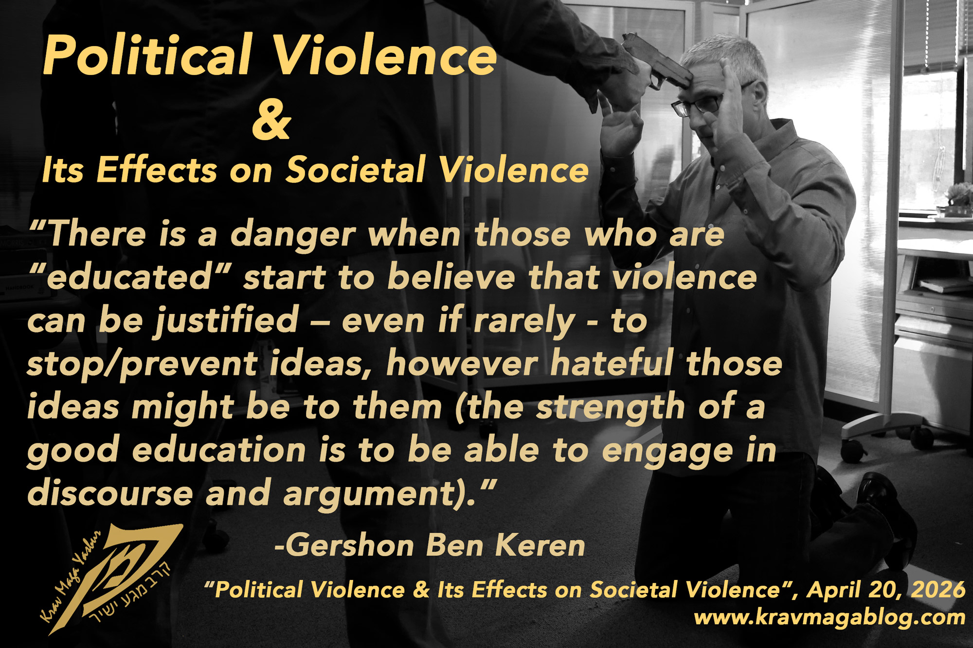 Political Violence & Its Effects on Societal Violence
