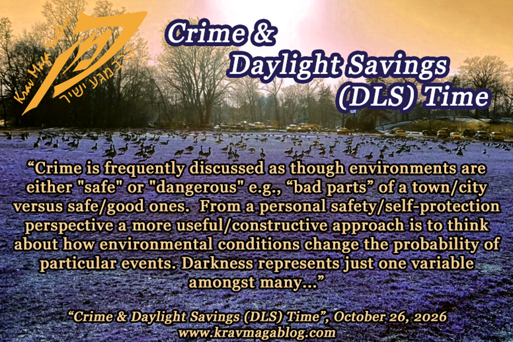 Crime & Daylight Savings (DLS) Time